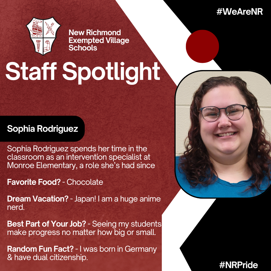 Sophia Rodriguez staff spotlight