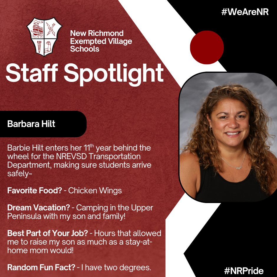 Barbara Hilt Staff Spotlight Graphic
