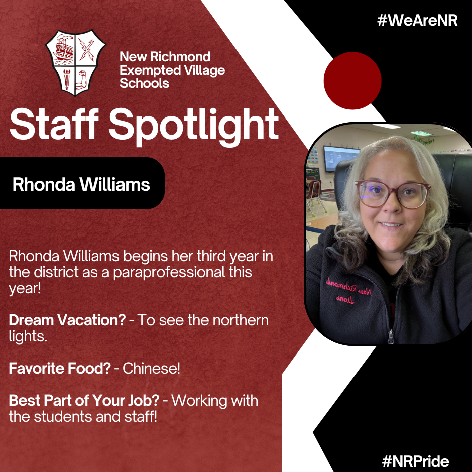 Staff Spotlight - Rhonda Williams