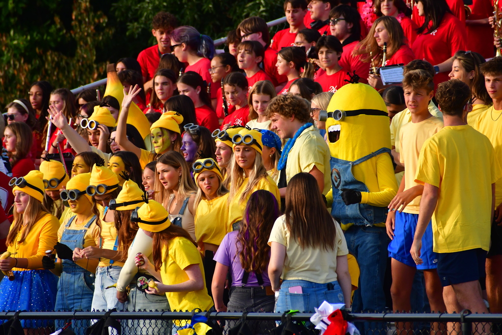 NREVSD Student section against Williamsburg