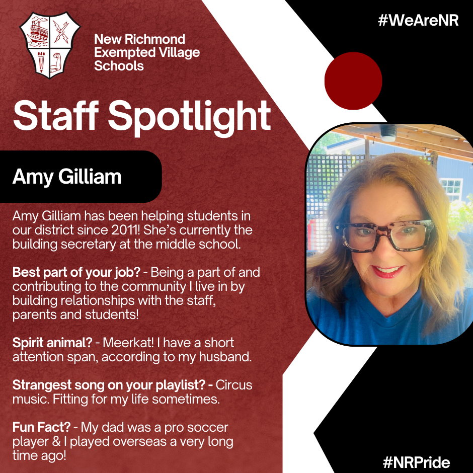 Staff Spotlight - Amy Gilliam