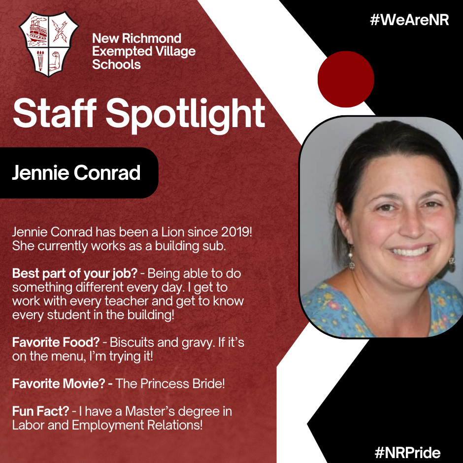 Staff Spotlight - Jennie Conrad
