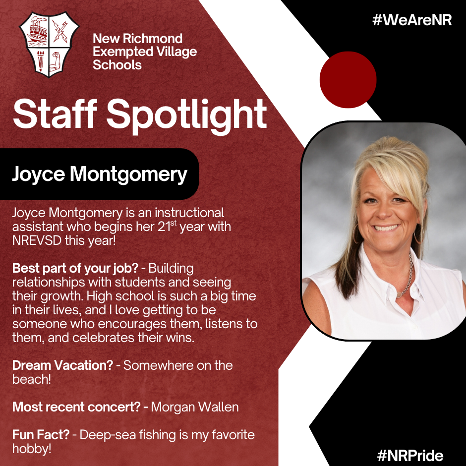 Staff Shoutout - Joyce Montgomery