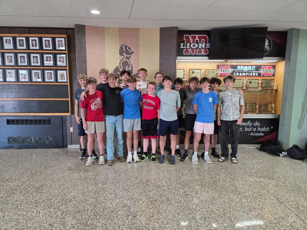 The NRHS boys soccer team