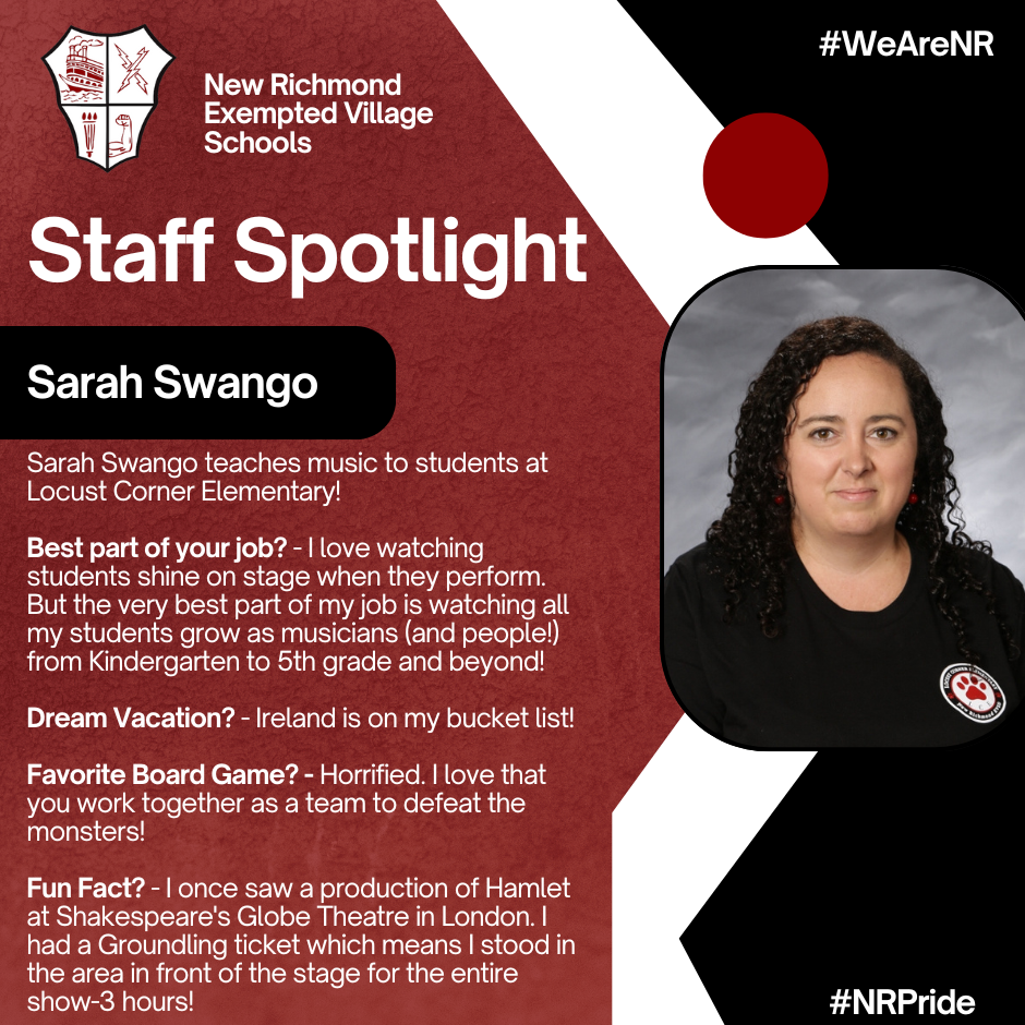Staff Spotlight - Sarah Swango