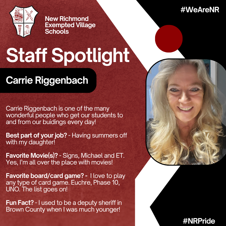 Staff Spotlight - Carrie Riggenbach