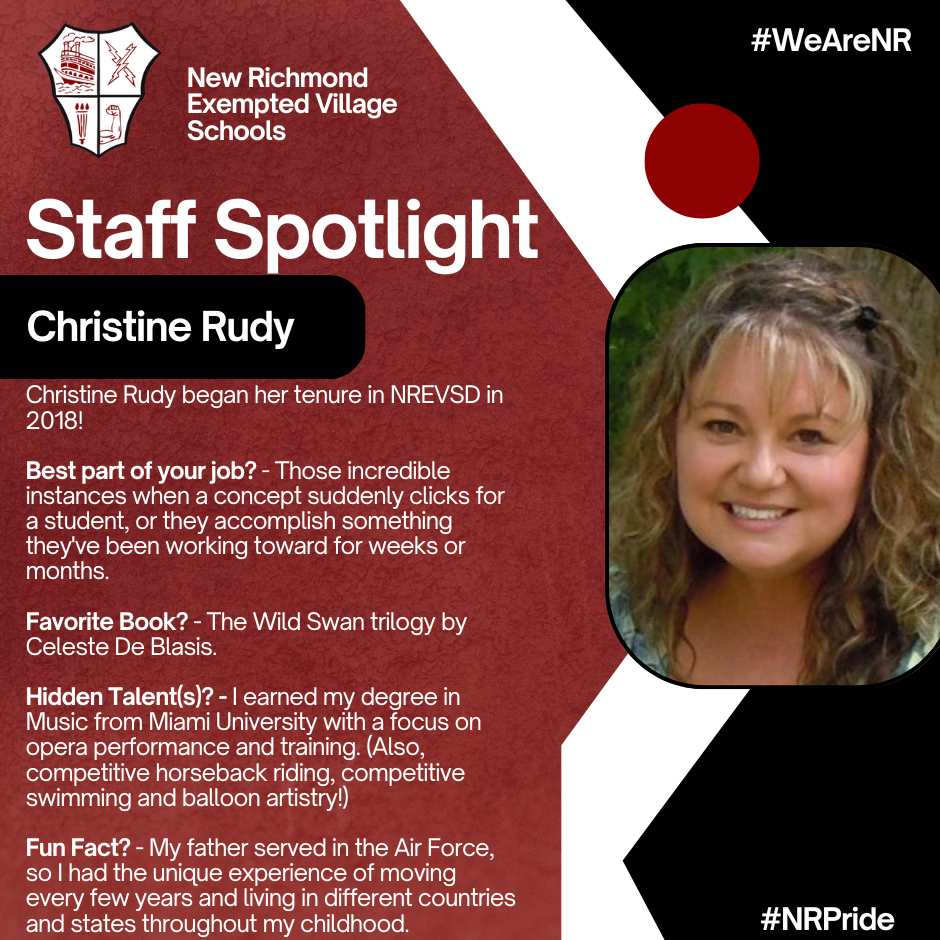 Staff Spotlight - Christine Rudy