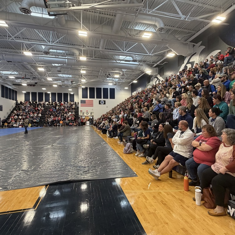 A picture of the crowd during the opening presentation at West Clermont this morning