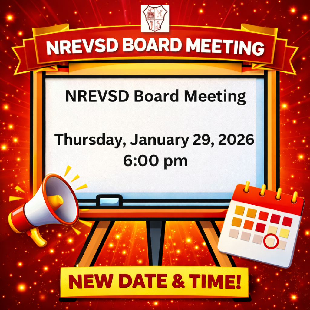 NREVSD Board Meeting update announcement