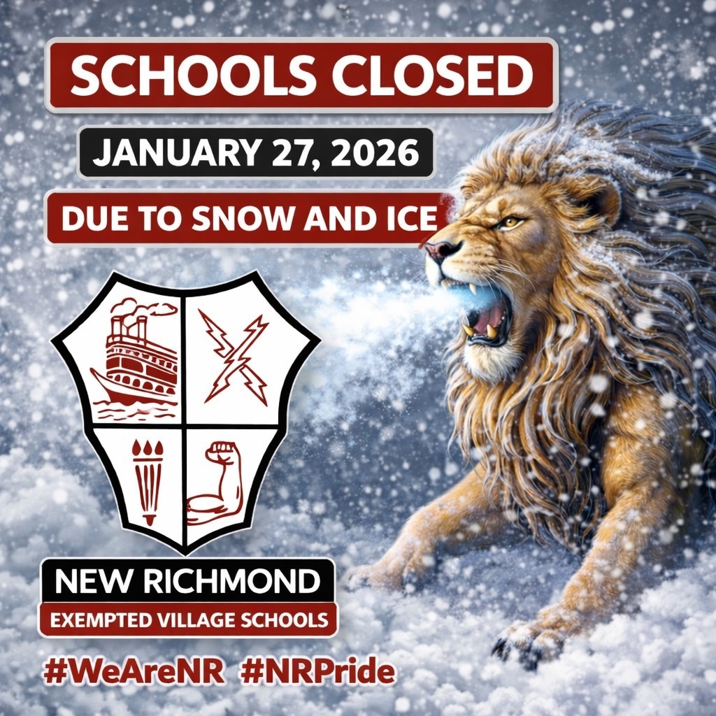 NREVSD closed due to snow and ice January 27, 2026.