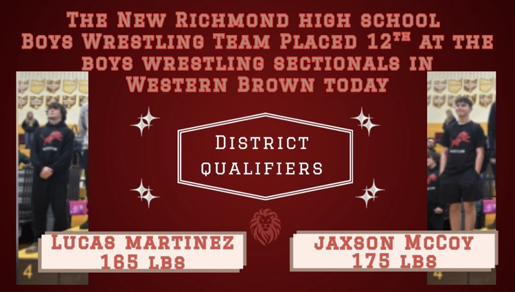 Boys Wrestling Sectionals