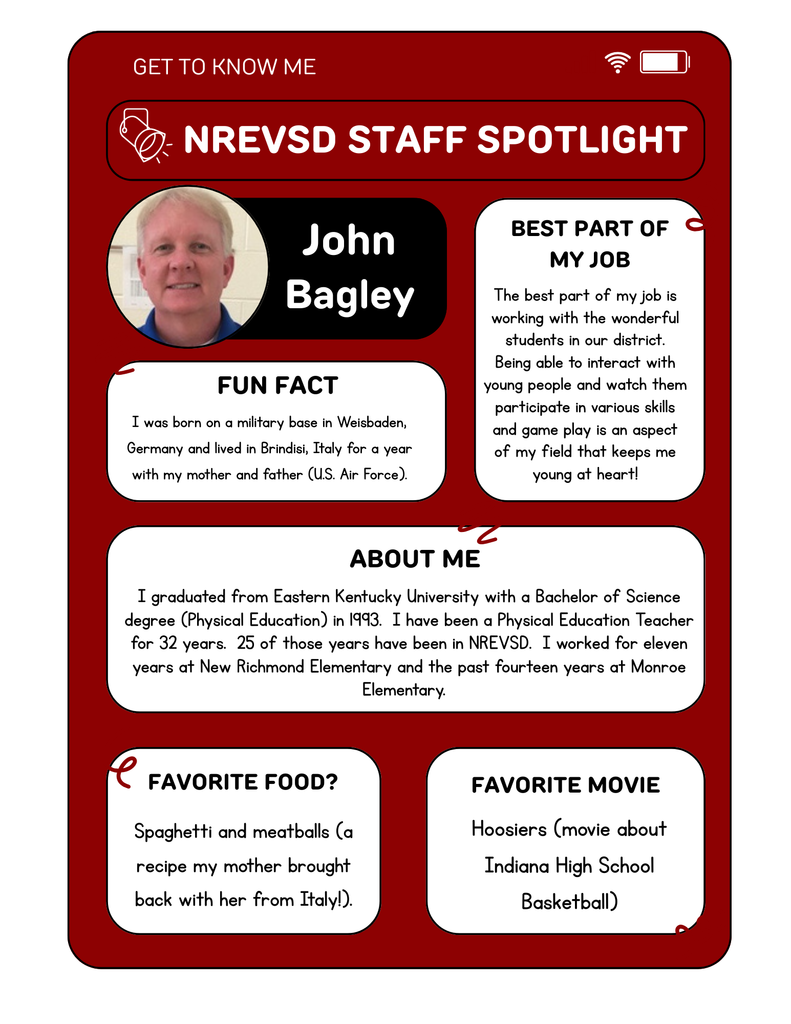 John Bagley staff spotlight