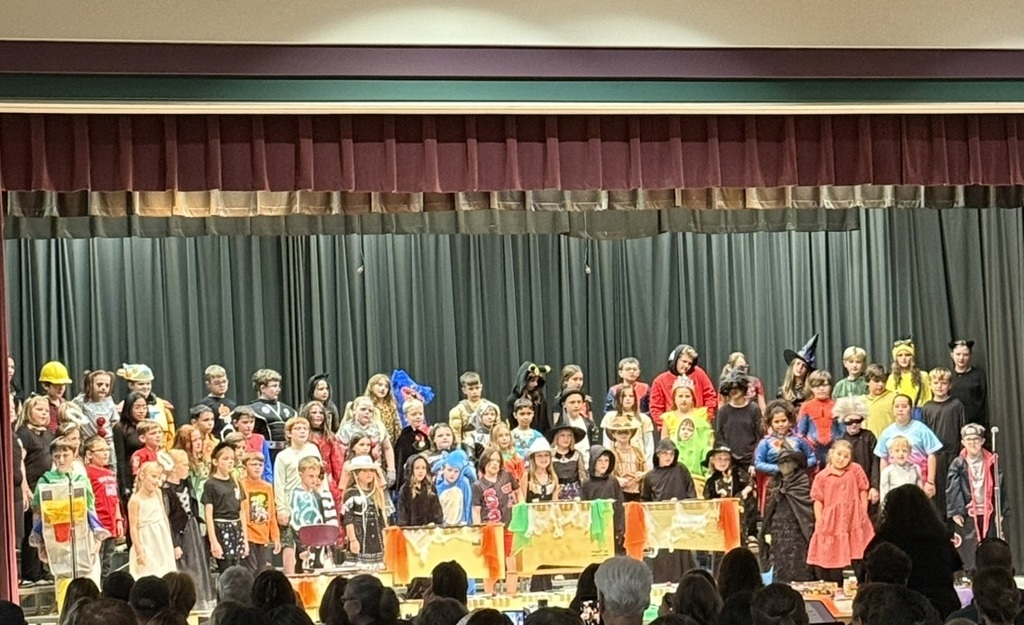 Singers in costumes for the Locust Corner Concert