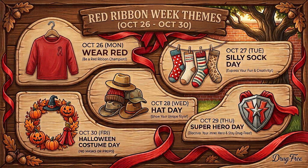 Red Ribbon Week dress up themes.