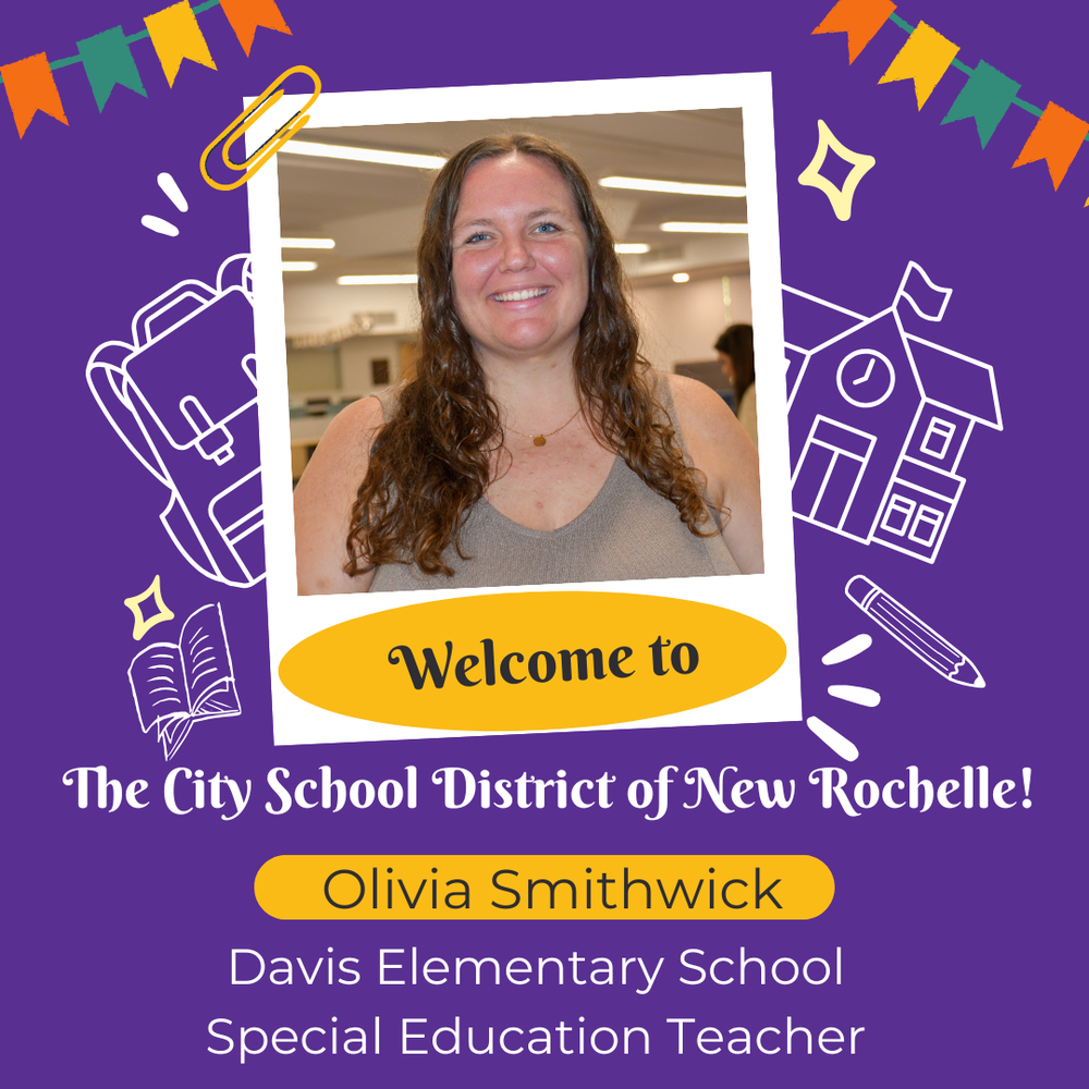 Welcome to the school district Olivia Smithwick