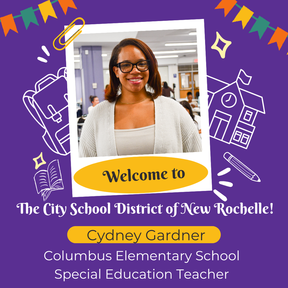 Welcome to the school district Cydney Gardner