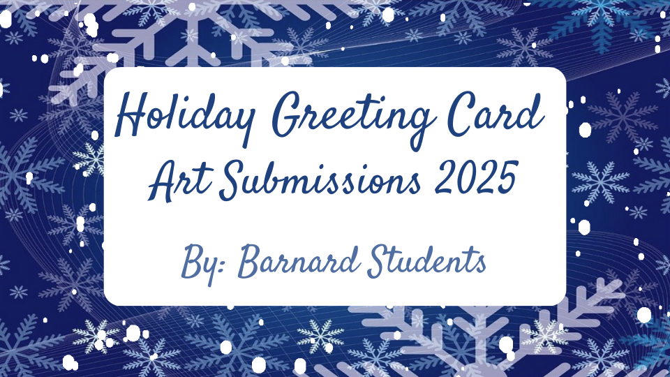 Holiday Greeting Card Header