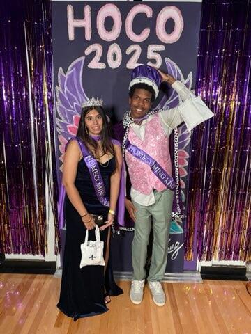 Homecoming king and queen