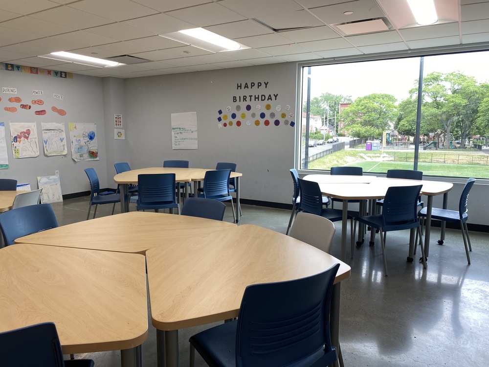A classroom at Huguenot Academy