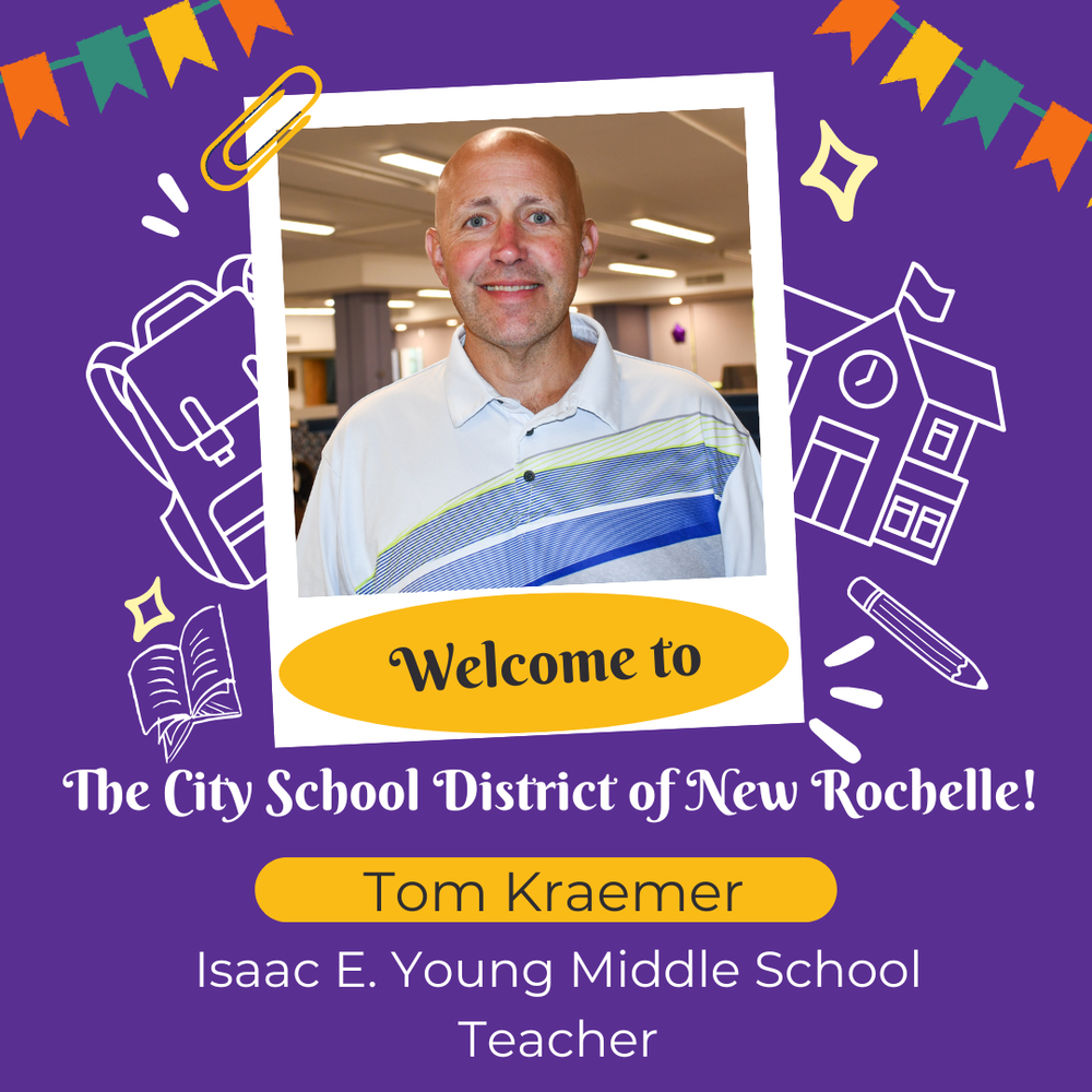 welcome to the school district Tom Kraemer