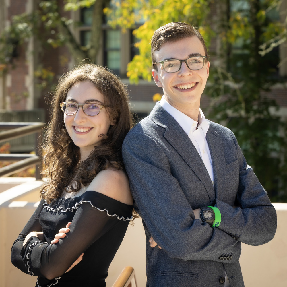 Scarlett Hartzman and Corey Seelenfreund