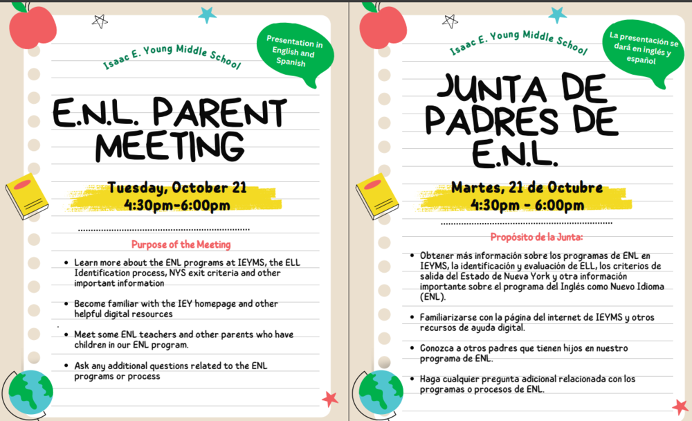 ENL Parent Mtg 10.21.25