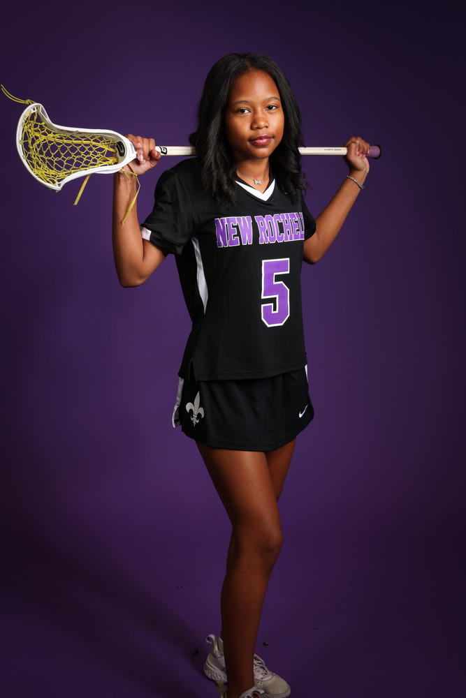 Milan Smith in Lacrosse uniform