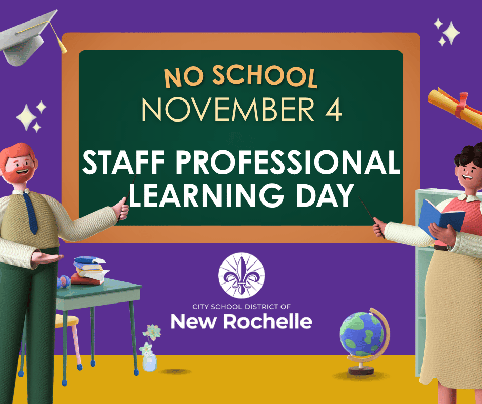 There is no school on November 4; it is a professional learning day for staff