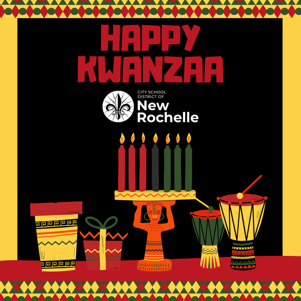 Red Yellow Illustrated African Ethnic  Kwanzaa Celebration Instagram Post