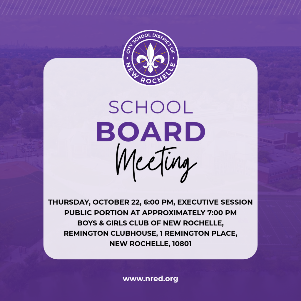 Board of Ed meeting Thursday october 22 at remington boys and girls club