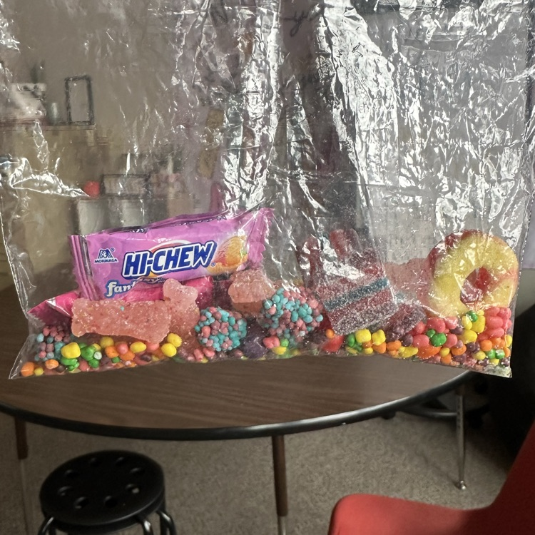 Mrs. Johnson’s Class celebrated being in school for over 100 days with a coffee shop! Her students had their very own barista. Frozen hot chocolate, and blue lemonade with nerds and a “salad” was on the menu for them today!