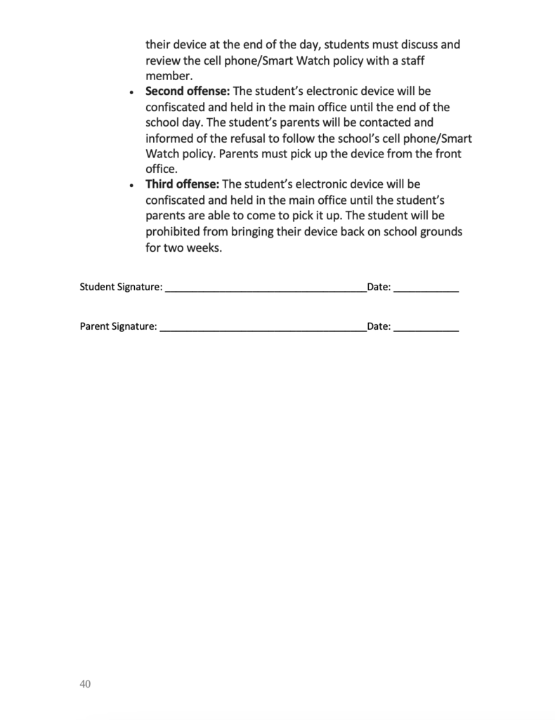 PVE Cell Phone Policy 2