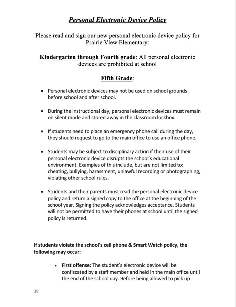 Cell Phone Policy 1