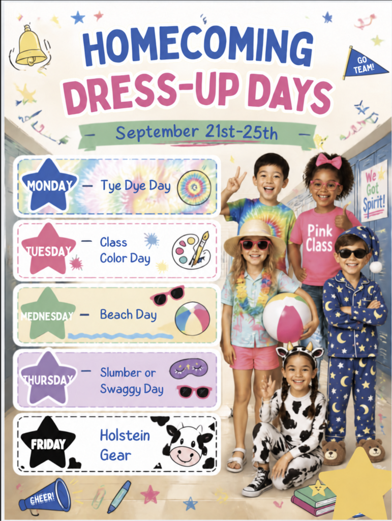 Homecoming Week Dress Up Days