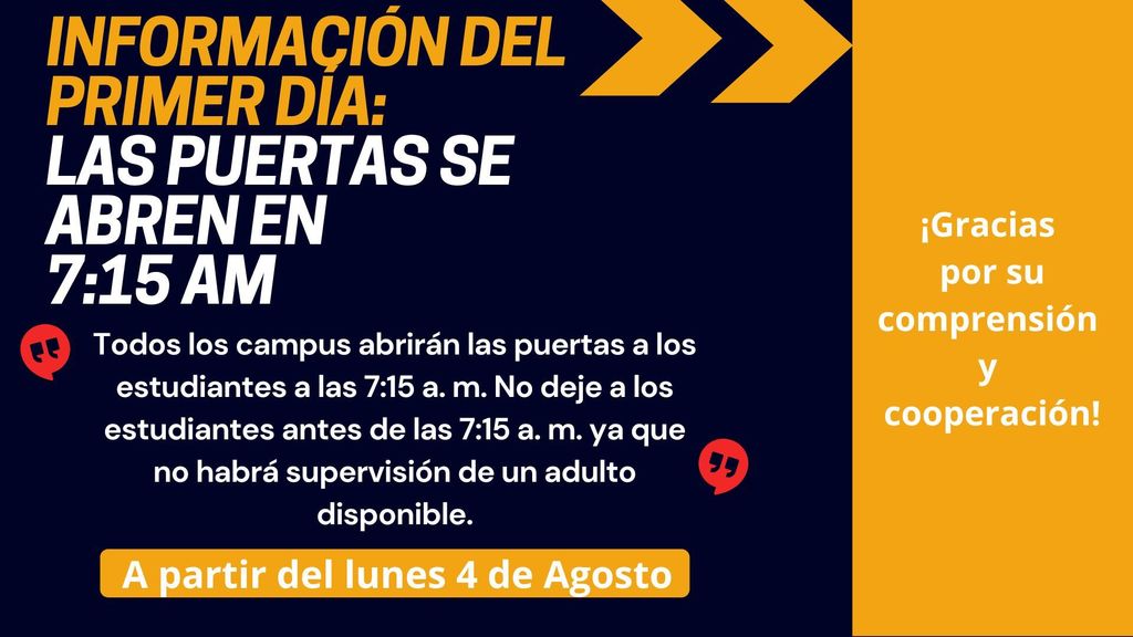 Doors Open Spanish