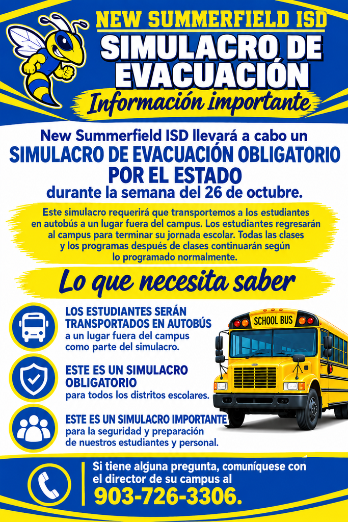 Evacuation Drill Spanish