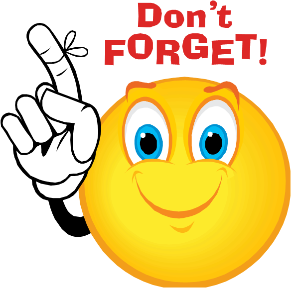 don't forget!