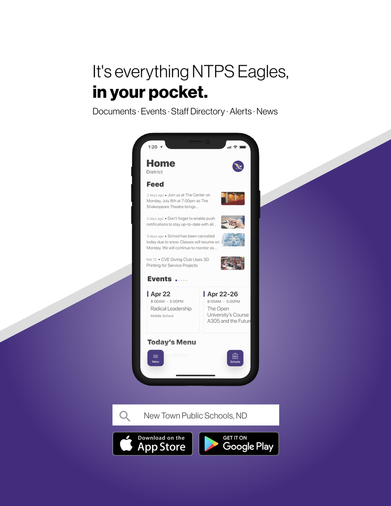 school app flyer