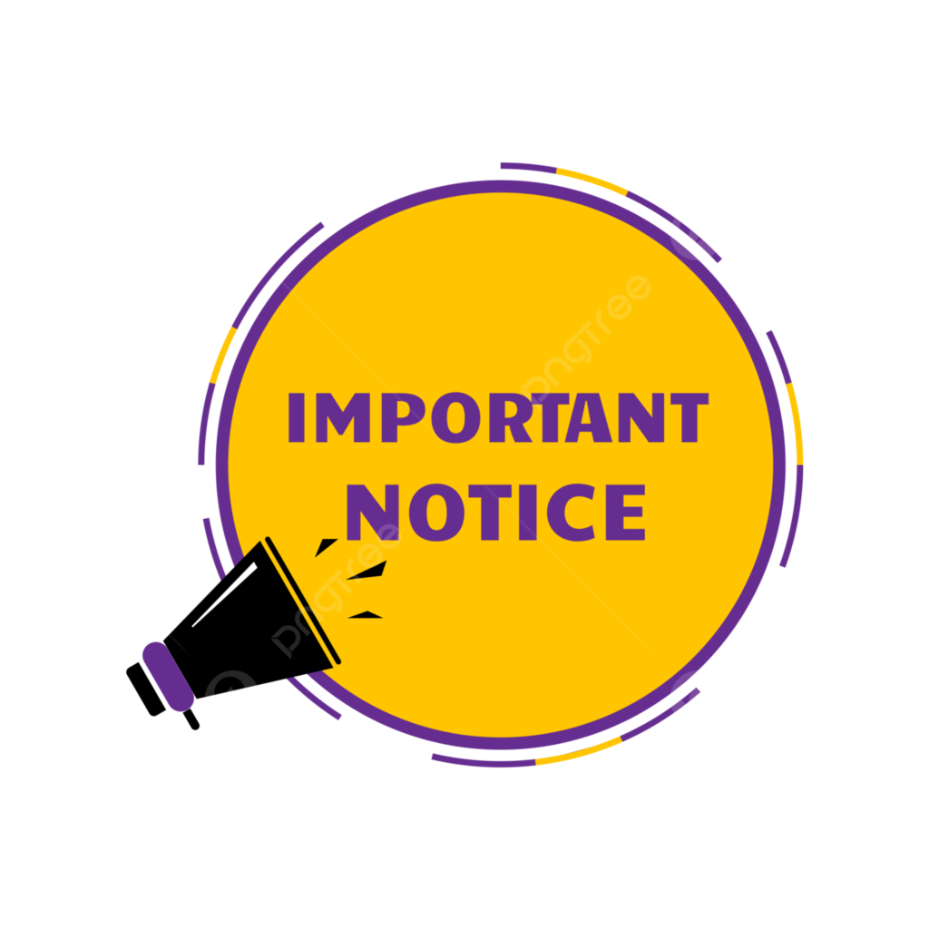 important notice