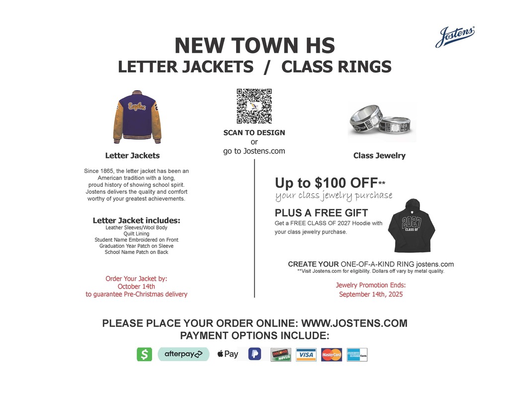 NTHS Letter Jackets and Class Rings