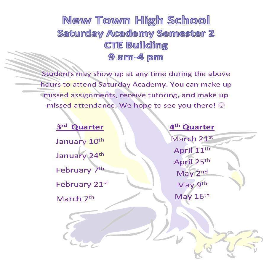 Semester 2 Saturday Academy