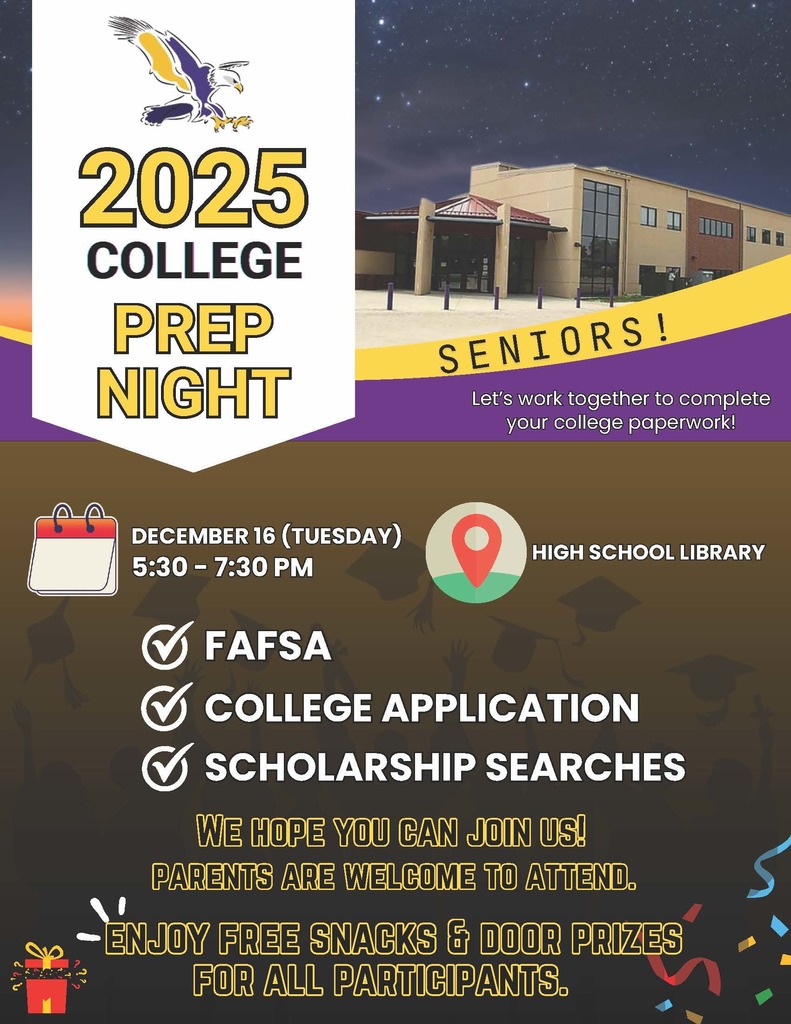 College Prep Night flyer