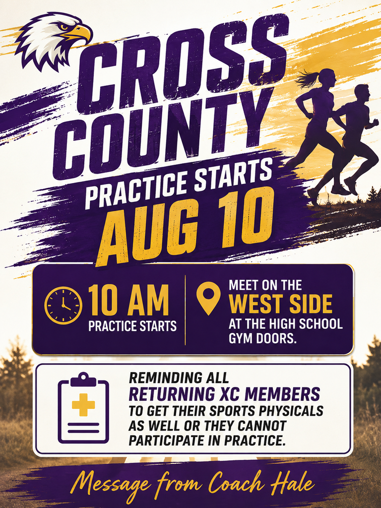 Cross country practice notice