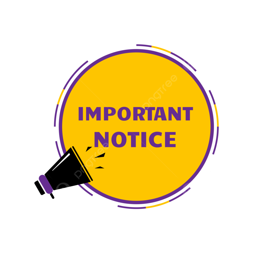 important notice