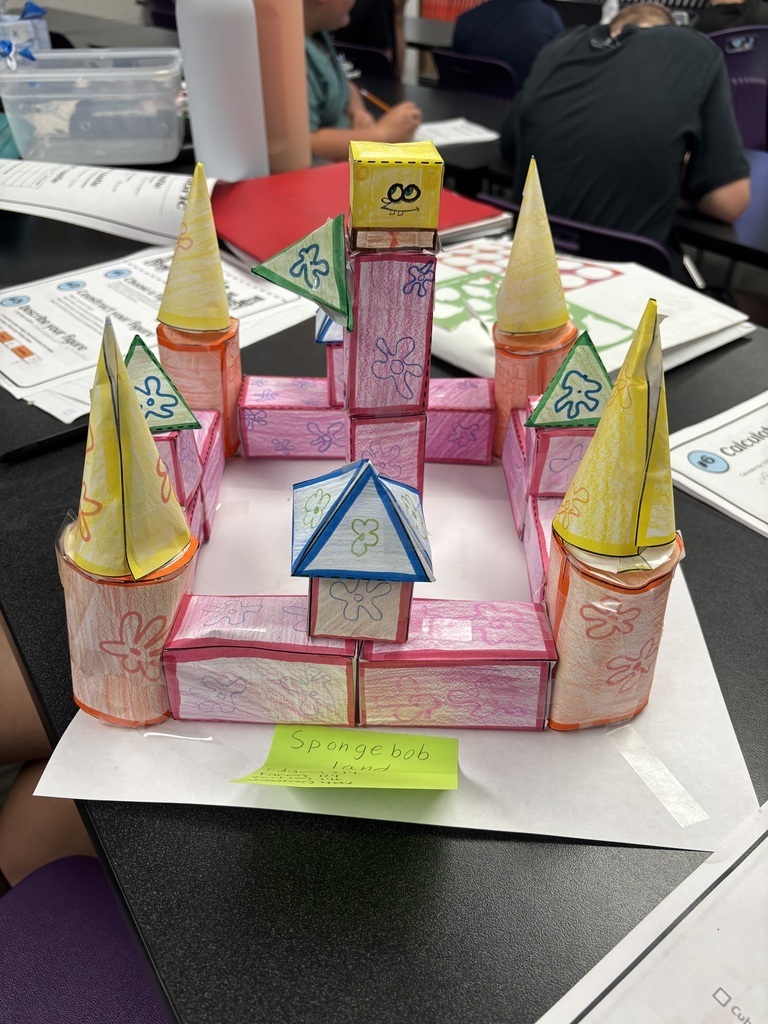 A Spongebob themed castle.