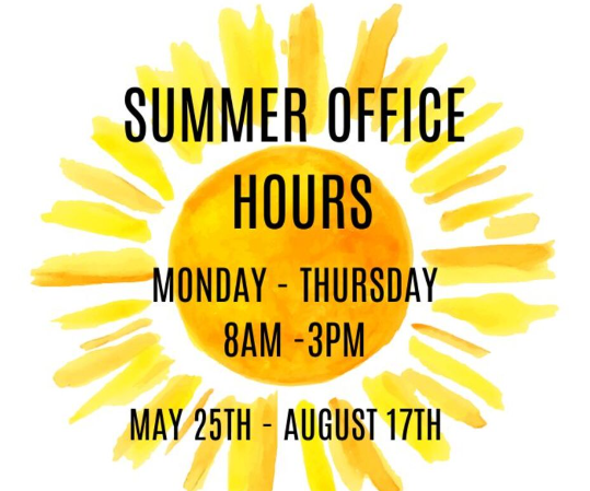 Summer office hours