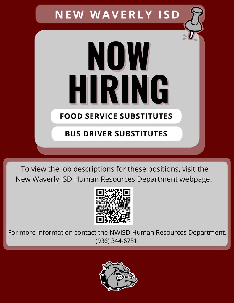 Now Hiring Food Service and Bus Driver Substitutes