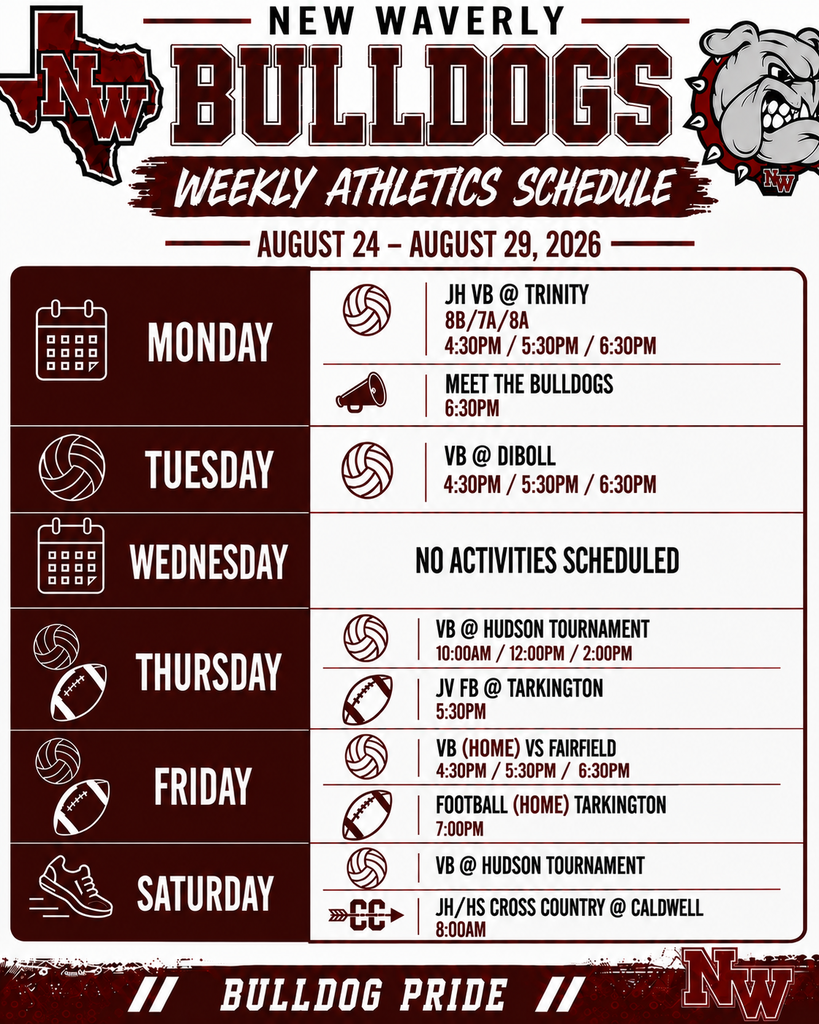 Weekly Schedule