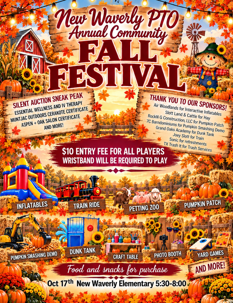New Waverly PTO Fall Festival 2026