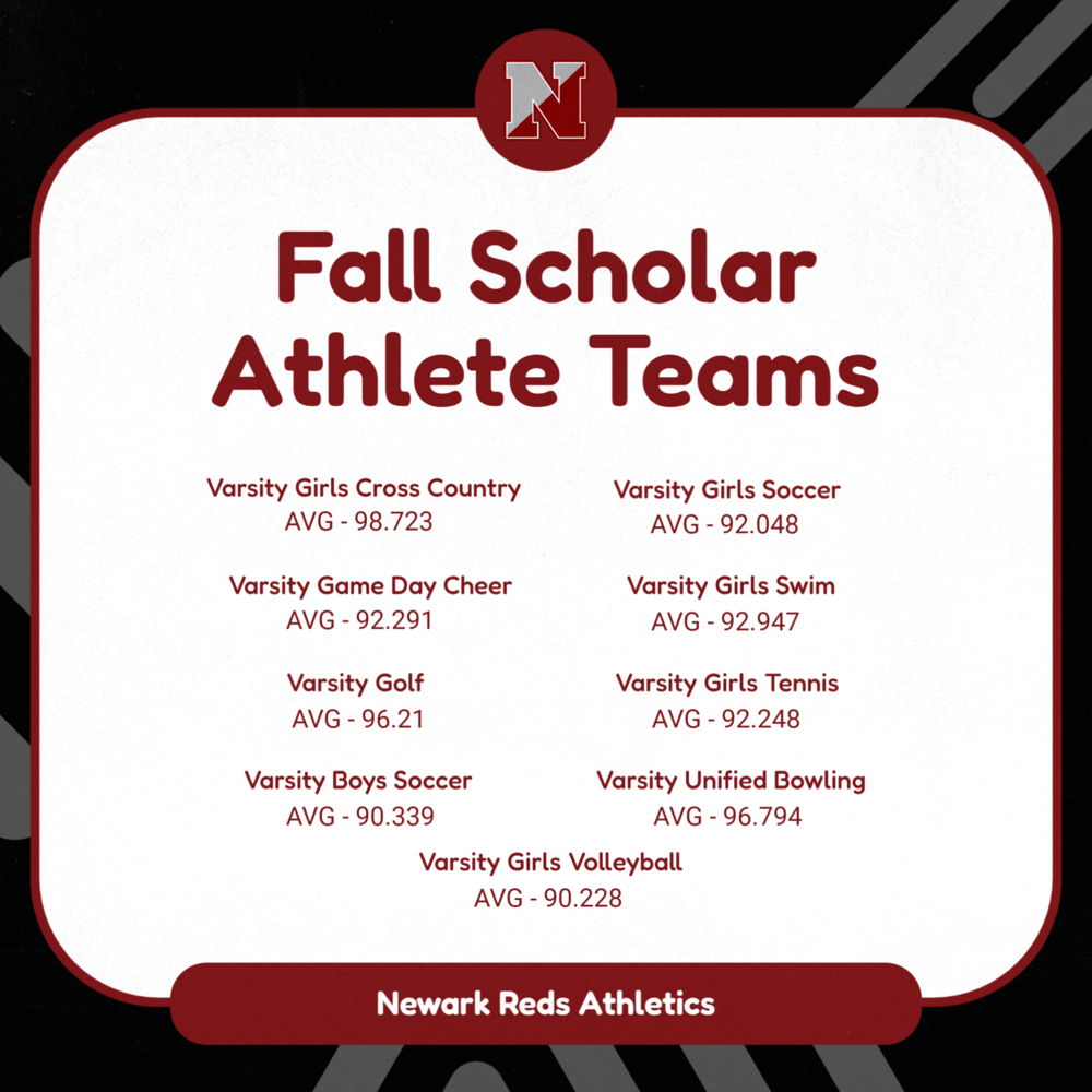 Fall scholar athlete teams